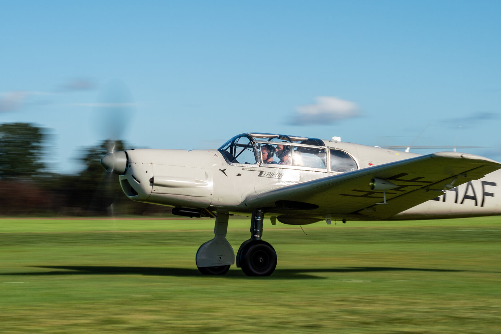 Messerschmitt Bf 108 Taifun - Landung